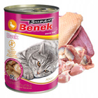 BENEK Chunks Karma mokra dla kota mix smaków 10 x 415g Bezzbożowa