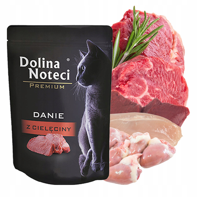 DOLINA NOTECI Premium Danie mokra karma dla kota mix smaków 160 x 85g