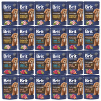 Brit By Nature Fillets in Gravy 24 x 85g Mix mokra karma dla psów