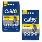 Bentonitowy żwirek dla kota Calitti Strong 2 x 5l Bezzapachowy
