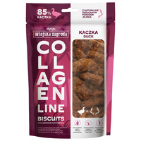 WIEJSKA ZAGRODA COLLAGEN Ciasteczka kolagenowe przysmak dla psa Kaczka 90g