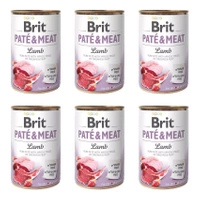 Brit Pate & Meat 6 x 400g Lamb mokra karma dla psa