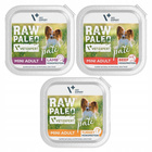 RAW PALEO PATE Mini Adult Mix Smaków karma dla psa mokra 3 x 150g bez zbóż