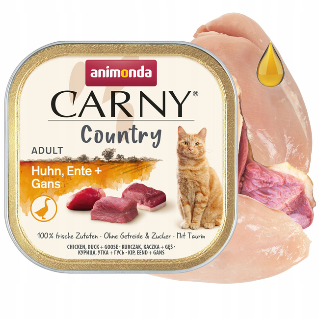 ANIMONDA Carny Country karma mokra dla kota Mix Smaków 4 x 100g