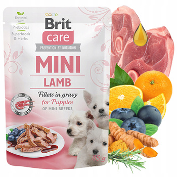 Brit Care Mini Puppy 85g Lamb mokra karma dla szczeniąt