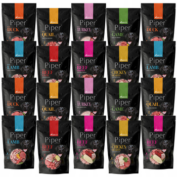 PIPER Mokra karma dla psa Dolina Noteci Mix Smaków 20 x 500g pełnoporcjowa