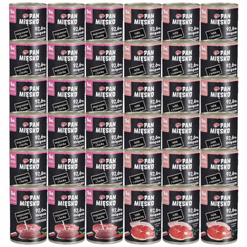 Pan Mięsko mokra karma dla szczeniąt Mix 36 x 400g