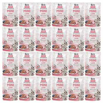 Brit Care Mini Puppy 24 x 85g Lamb mokra karma dla szczeniąt