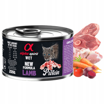ALPHA SPIRIT MONO Protein Karma mokra dla kota Jagnięcina 200g