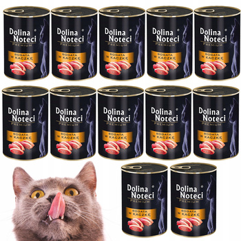 Dolina Noteci Premium mokra karma dla kota 12 x 400g Kaczka