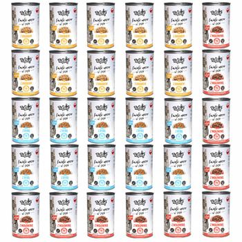 TUF TUF Karma mokra dla kota KAWAŁKI W SOSIE MIX 30x415g