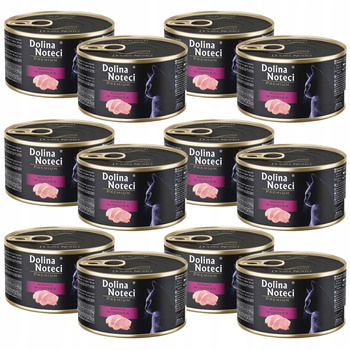 Dolina Noteci Premium 12 x 185g indyk karma mokra dla kota
