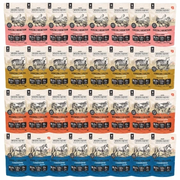 Wiejska Zagroda karma mokra dla kota Mix Smaków 32 x 100g bezzbożowa