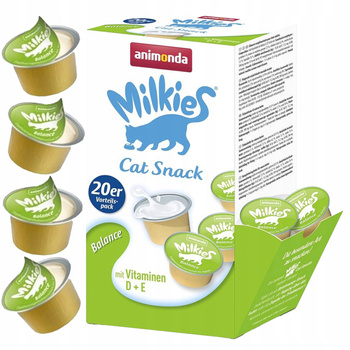 Animonda przekąska dla kota Milkies Balance 20 x 15g z witaminami