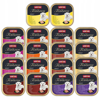 ANIMONDA Vom Feinsten Adult mokra karma dla psa Mix Smaków 18 x 150g