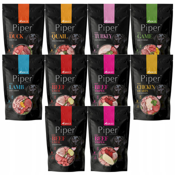 PIPER Mokra karma dla psa Dolina Noteci Mix Smaków 10 x 500g pełnoporcjowa