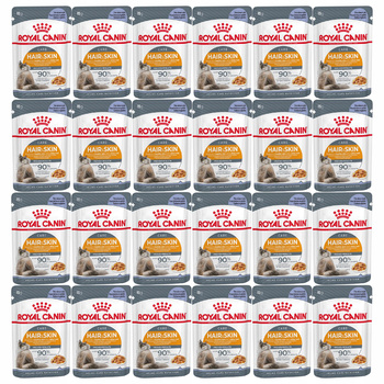 ROYAL CANIN Hair&Skin Jelly karma mokra w galaretce dla kota 24 x 85g