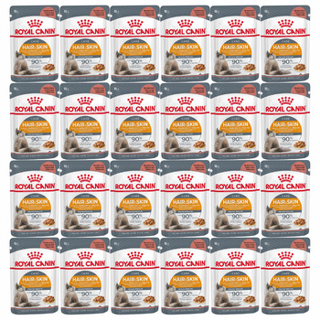 ROYAL CANIN Hair&Skin Care Gravy karma mokra w sosie dla kota 24 x 85g