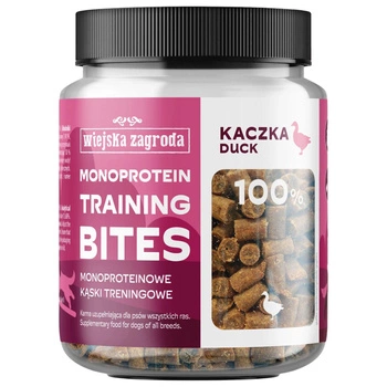 WIEJSKA ZAGRODA MONOPROTEIN Kaczka kąski trenerki przysmak dla psa 150g