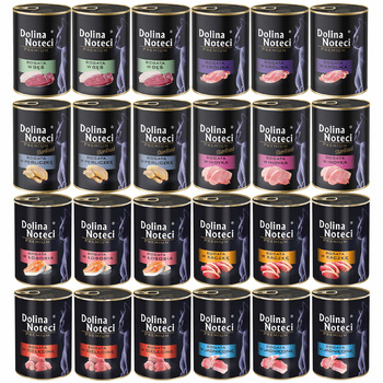 Dolina Noteci mokra karma dla kota 24 x 400g Mix Smaków