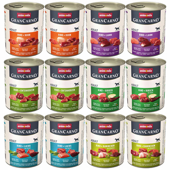 Animonda GranCarno Adult mokra karma dla psa 12 x 800g mix