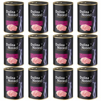 DOLINA NOTECI Premium Mokra karma dla kota Indyk 12 x 400g