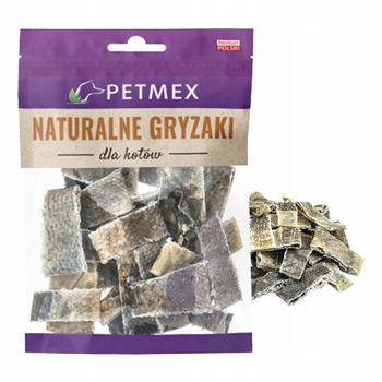PETMEX Skóra z dorsza paseczki naturalny przysmak dla kota 40g