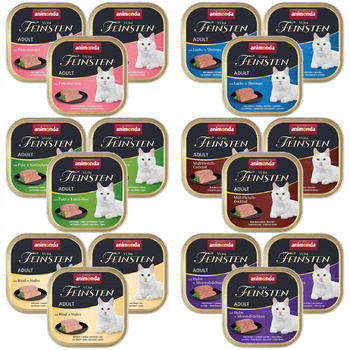 ANIMONDA Vom Feinsten Adult mokra karma dla kota 18 x 100g Mix Smaków