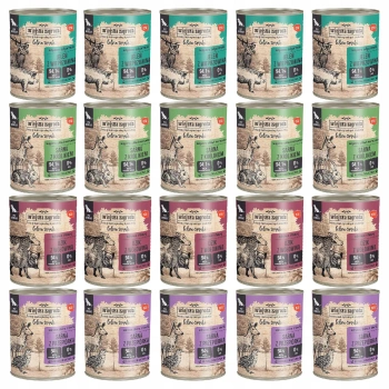 WIEJSKA ZAGRODA Leśne smaki Mokra karma psa Mix Smaków 20 x 800g bez zbóż