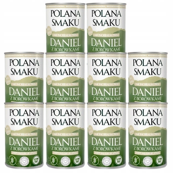 Mokra karma monobiałkowa dla psa Polana Smaku  Daniel z borówkami 10 x 400g 