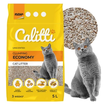 Żwirek bentonitowy dla kota Calitti Economy 5l