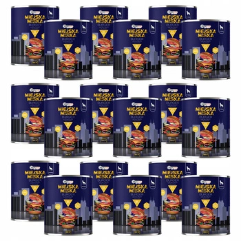 Gaczoo Miejska Miska bezzbożowa karma mokra dla psa Burger Wołowy 18 x 800g