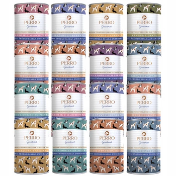 PERRO Gourmet Karma mokra dla psa mix smaków 16 x 400g