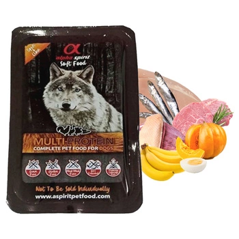 ALPHA SPIRIT Karma półmiękka dla psa MULTIPROTEIN 200g