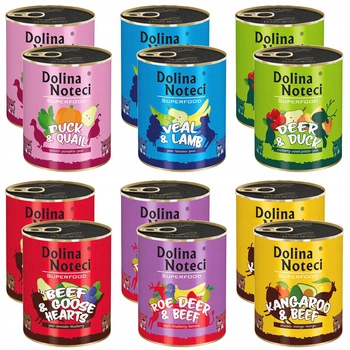 Dolina Noteci Superfood mokra karma dla psa 12 x 800g Mix