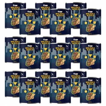 Gaczoo Miejska Miska bez zbóż karma mokra dla psa Kebab Jagnięcy 18 x 800g