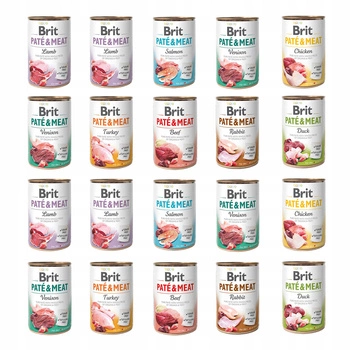 Brit Pate & Meat 20 x 400g mix mokra karma dla psa