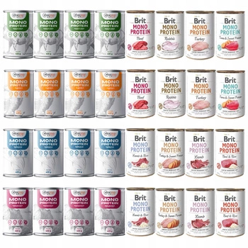 BRIT Gaczoo MONO PROTEIN monobiałkowa karma mokra psa mix smaków 32 x 400g