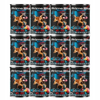 GAME DOG Prime Bite Monoprotein mokra karma dla psa wołowina 12 x 400g