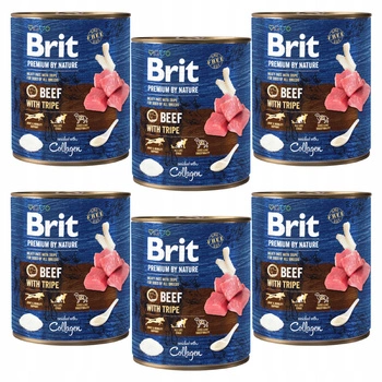 Brit By Nature 6 x 800g Beef mokra karma dla psa