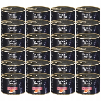 Dolina Noteci Premium mokra karma dla kota 24 x 185g Łosoś