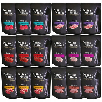 DOLINA NOTECI Premium Danie mokra karma dla kota mix smaków 18 x 85g