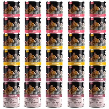 PET REPUBLIC karma mokra dla kota mix smaków 30 x 400g Bezzbożowa