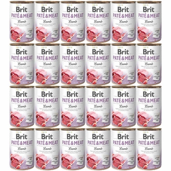 Brit Pate & Meat 24 x 400g Lamb mokra karma dla psa