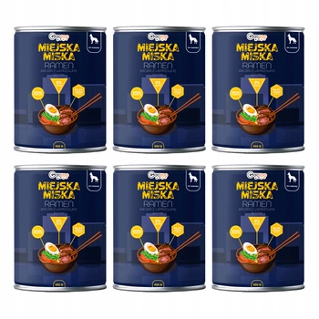 Gaczoo Miejska Miska bezzbożowa karma mokra dla psa Ramen 6 x 400g