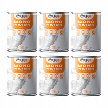 Mokra karma monobiałkowa dla psa Gaczoo MONO PROTEIN Kaczka 6 x 400g