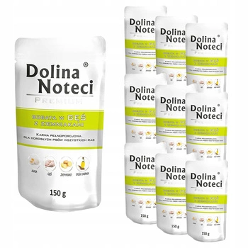 DOLINA NOTECI Premium Karma dla psa Gęś 10 x 150g