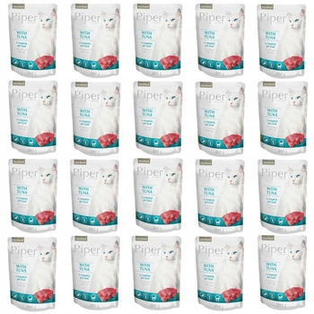 DOLINA NOTECI PIPER Karma mokra dla kota Tuńczyk 20 x 100g Bezzbożowa