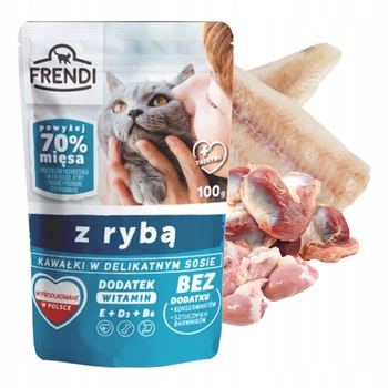 Frendi mokra karma dla kota 100g Ryba