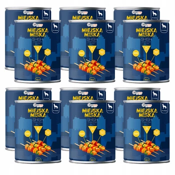 Gaczoo Miejska Miska karma mokra dla psa Shish z Kurczaka 12 x 400g